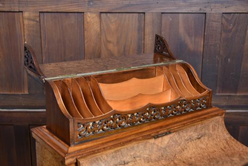 fig 2. Victorian Walnut Pop Up Piano Top Davenport