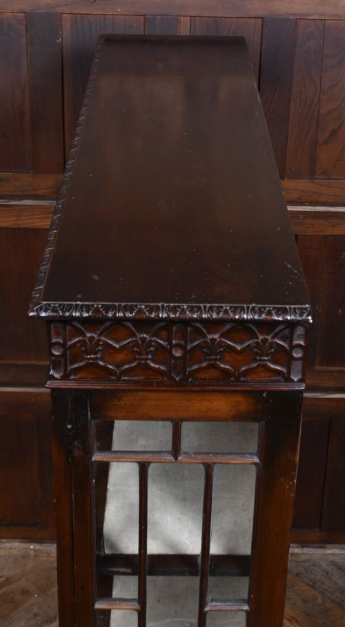 CHIPPENDALE REVIVAL MAHOGANY DISPLAY CABINET - ADDITIONAL PHOTO 13