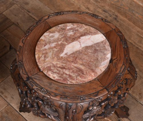 PAIR OF CHINESE MARBLETOP STANDS - ADDITIONAL PHOTO 6