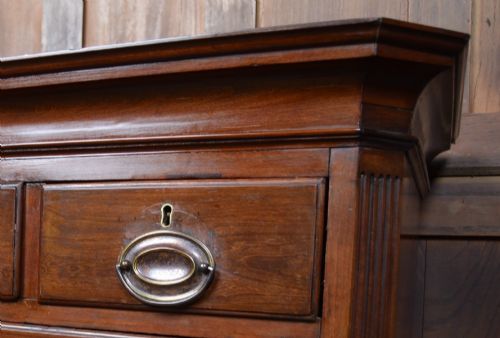 GEORGIAN MAHOGANY CHEST ON CHEST - ADDITIONAL PHOTO 5