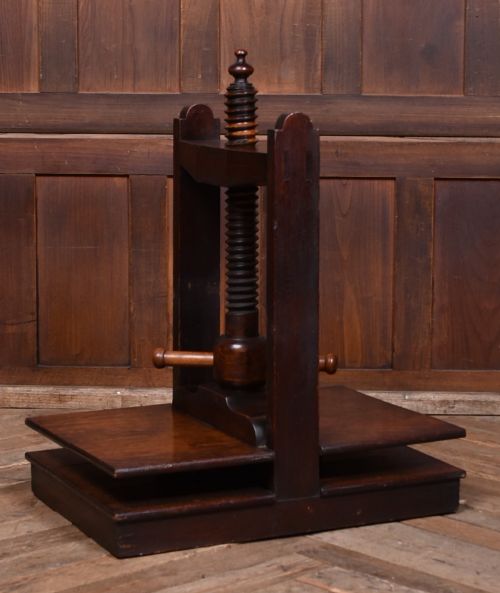 VICTORIAN OAK BOOK PRESS - ADDITIONAL PHOTO 1