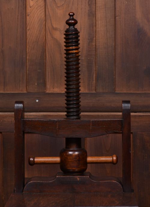 VICTORIAN OAK BOOK PRESS - ADDITIONAL PHOTO 6