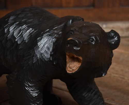 JAPANESE KIBORI KUMA HANDCARVED BEAR - ADDITIONAL PHOTO 3