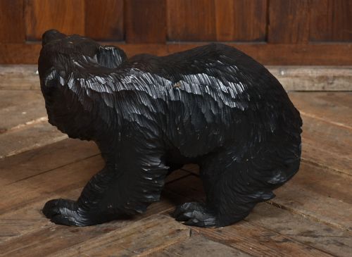 JAPANESE KIBORI KUMA HANDCARVED BEAR - ADDITIONAL PHOTO 5