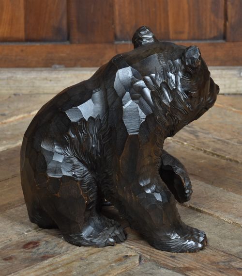 JAPANESE CARVED BEAR KIBORI KUMA - ADDITIONAL PHOTO 4