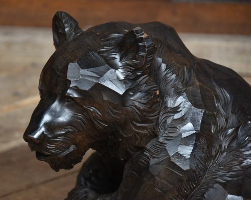 JAPANESE CARVED BEAR KIBORI KUMA - ADDITIONAL PHOTO 7