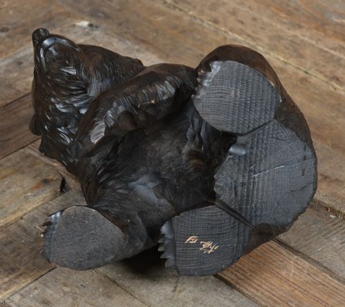 JAPANESE CARVED BEAR KIBORI KUMA - ADDITIONAL PHOTO 8