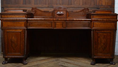 william iv mahogany sideboard with cellarette - CATEGORY: ANTIQUE SIDEBOARDS - DATED 19TH CENTURY
