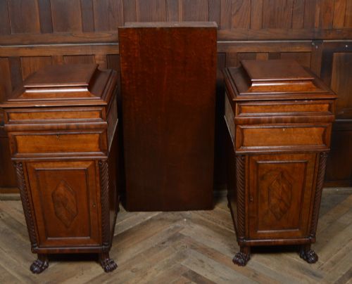 WILLIAM IV MAHOGANY SIDEBOARD WITH CELLARETTE - ADDITIONAL PHOTO 2