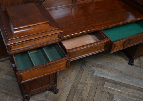 WILLIAM IV MAHOGANY SIDEBOARD WITH CELLARETTE - ADDITIONAL PHOTO 13