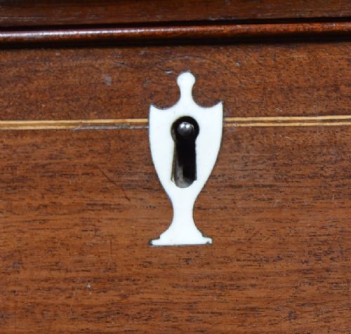 REGENCY MAHOGANY SECRETAIRE CHEST - ADDITIONAL PHOTO 14