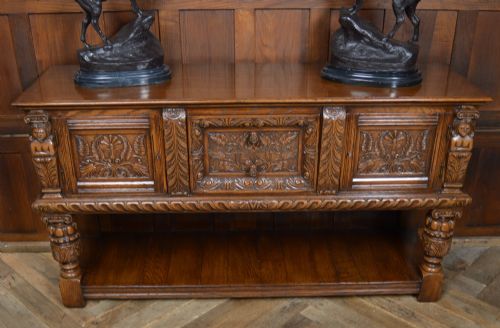 EDWARDIAN POT BOARD DRESSER BASE SIDEBOARD - ADDITIONAL PHOTO 1