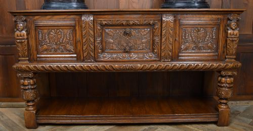 EDWARDIAN POT BOARD DRESSER BASE SIDEBOARD - ADDITIONAL PHOTO 2