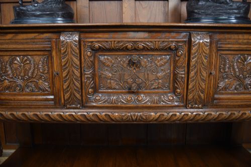 EDWARDIAN POT BOARD DRESSER BASE SIDEBOARD - ADDITIONAL PHOTO 4