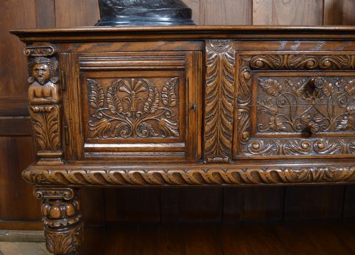 EDWARDIAN POT BOARD DRESSER BASE SIDEBOARD - ADDITIONAL PHOTO 5