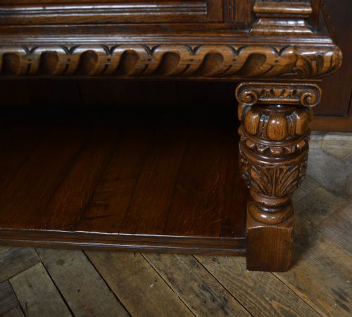 EDWARDIAN POT BOARD DRESSER BASE SIDEBOARD - ADDITIONAL PHOTO 6