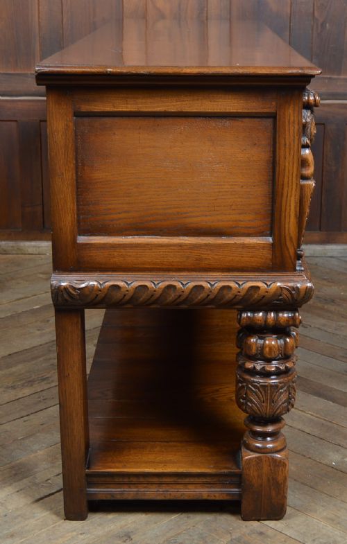 EDWARDIAN POT BOARD DRESSER BASE SIDEBOARD - ADDITIONAL PHOTO 10