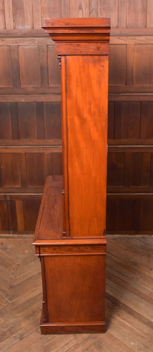 VICTORIAN MAHOGANY BOOKCASE WITH GLAZED TOP - ADDITIONAL PHOTO 10
