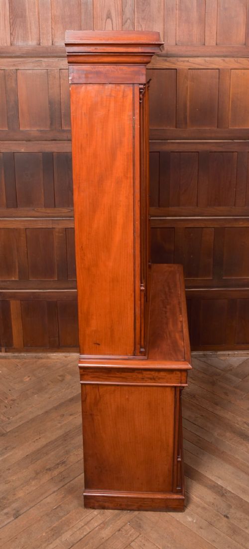 VICTORIAN MAHOGANY BOOKCASE WITH GLAZED TOP - ADDITIONAL PHOTO 11