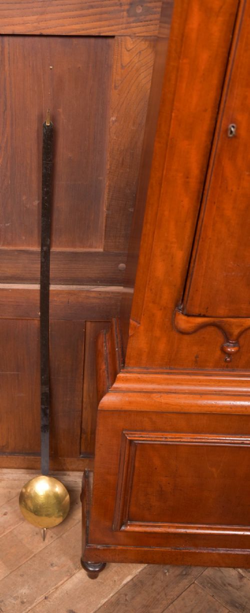 VICTORIAN SCOTTISH MAHOGANY DRUMHEAD GRANDFATHER CLOCK BY ANDREW THOM - ADDITIONAL PHOTO 5
