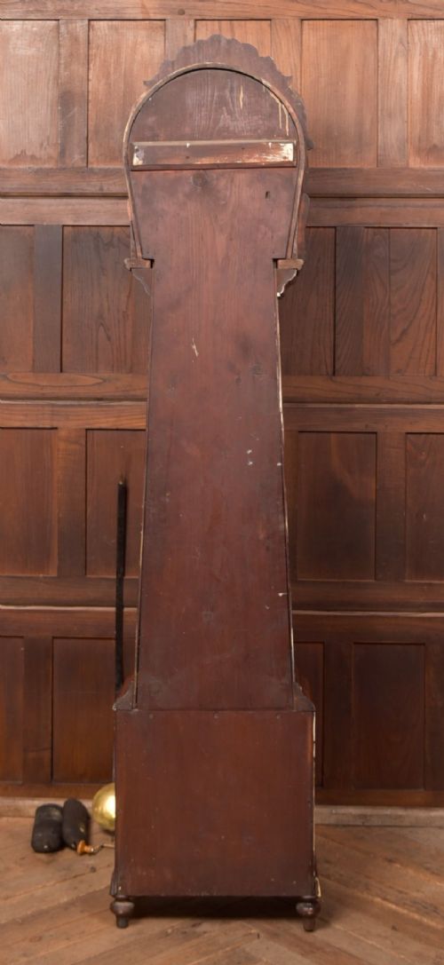 VICTORIAN SCOTTISH MAHOGANY DRUMHEAD GRANDFATHER CLOCK BY ANDREW THOM - ADDITIONAL PHOTO 10