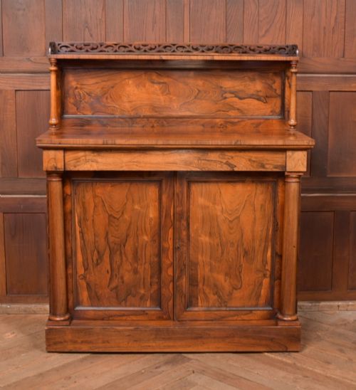 VICTORIAN ROSEWOOD CHIFFONIER SIDE CABINET
