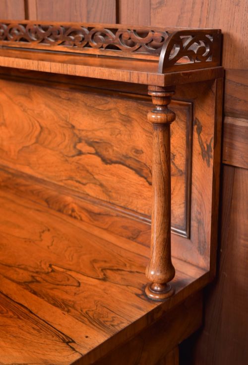 VICTORIAN ROSEWOOD CHIFFONIER SIDE CABINET - ADDITIONAL PHOTO 1