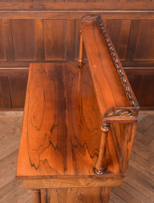 VICTORIAN ROSEWOOD CHIFFONIER SIDE CABINET - ADDITIONAL PHOTO 11