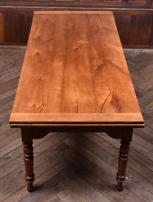 FRENCH WALNUT PULLOUT DINING TABLE - ADDITIONAL PHOTO 5
