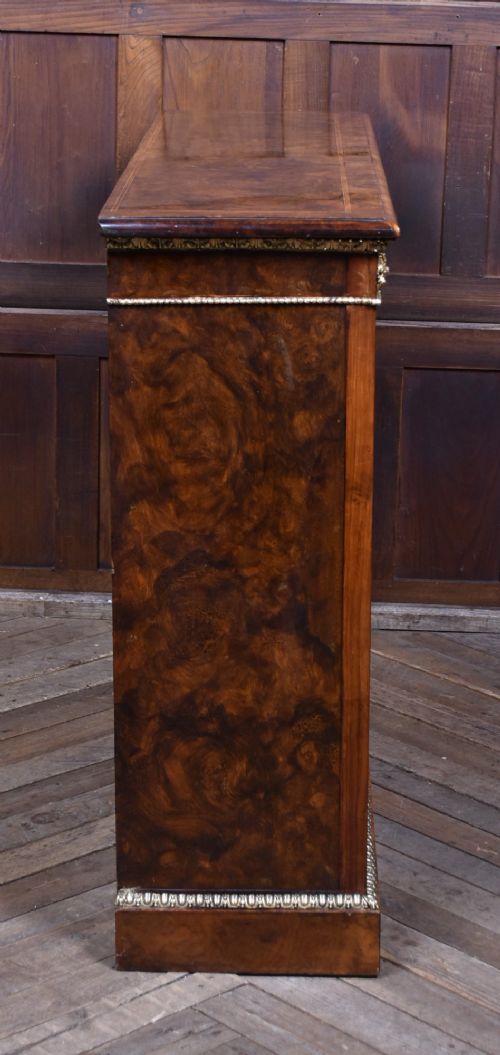 VICTORIAN BURR WALNUT SIDE CABINET - ADDITIONAL PHOTO 11