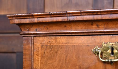 18TH CENTURY WALNUT CHEST ON STAND - ADDITIONAL PHOTO 7