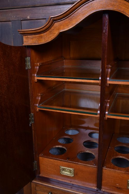 EDWARDIAN MAHOGANY DRINKS CABINET - ADDITIONAL PHOTO 11