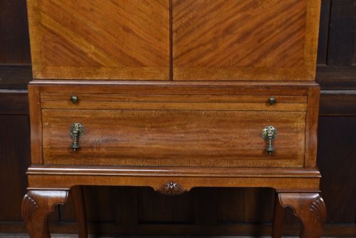 EDWARDIAN MAHOGANY DRINKS CABINET - ADDITIONAL PHOTO 13
