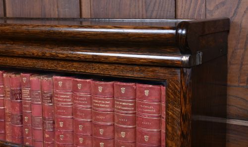 EDWARDIAN 4 SECTIONAL GLOBE WERNICKE BOOKCASE - ADDITIONAL PHOTO 2