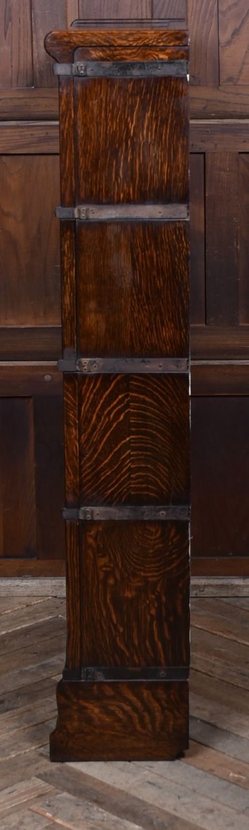 EDWARDIAN 4 SECTIONAL GLOBE WERNICKE BOOKCASE - ADDITIONAL PHOTO 11