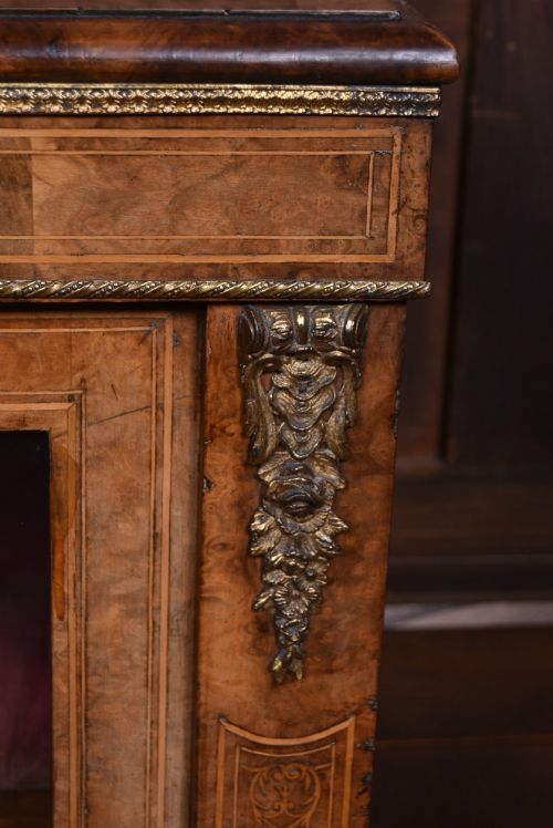 VICTORIAN WALNUT CABINET - ADDITIONAL PHOTO 5