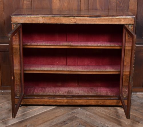 VICTORIAN WALNUT CABINET - ADDITIONAL PHOTO 6