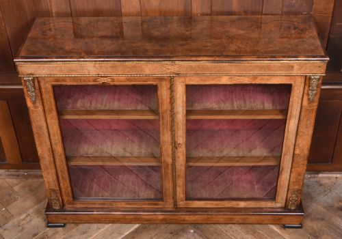 VICTORIAN WALNUT CABINET - ADDITIONAL PHOTO 9