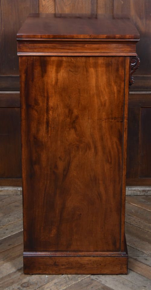 VICTORIAN MAHOGANY WELLINGTON CHEST - ADDITIONAL PHOTO 6
