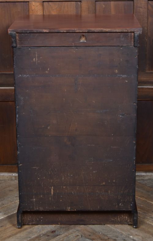 VICTORIAN MAHOGANY WELLINGTON CHEST - ADDITIONAL PHOTO 7