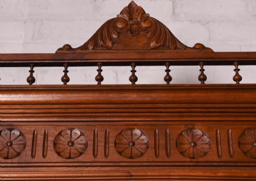 FRENCH WALNUT HUNTS GAME CABINET - ADDITIONAL PHOTO 5