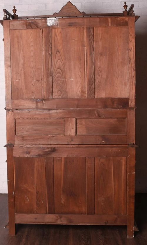 FRENCH WALNUT HUNTS GAME CABINET - ADDITIONAL PHOTO 7