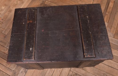 19THCENTURY TEAK STORAGE CHEST BLANKET BOX - ADDITIONAL PHOTO 1