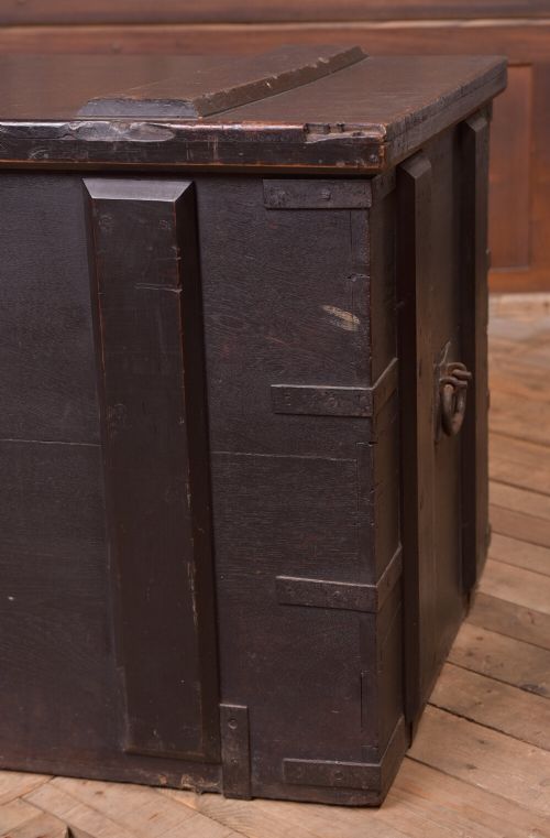 19THCENTURY TEAK STORAGE CHEST BLANKET BOX - ADDITIONAL PHOTO 3