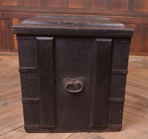19THCENTURY TEAK STORAGE CHEST BLANKET BOX - ADDITIONAL PHOTO 4