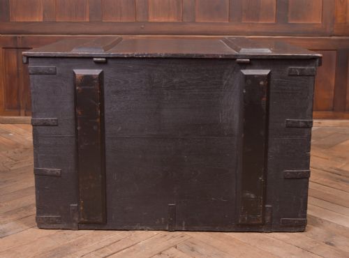 19THCENTURY TEAK STORAGE CHEST BLANKET BOX - ADDITIONAL PHOTO 6