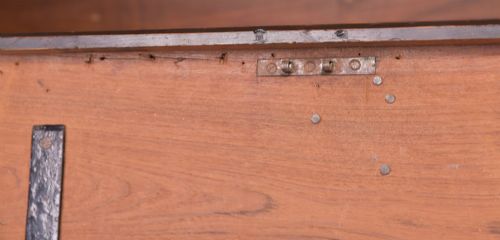 19THCENTURY TEAK STORAGE CHEST BLANKET BOX - ADDITIONAL PHOTO 9