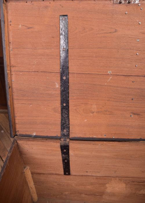 19THCENTURY TEAK STORAGE CHEST BLANKET BOX - ADDITIONAL PHOTO 10