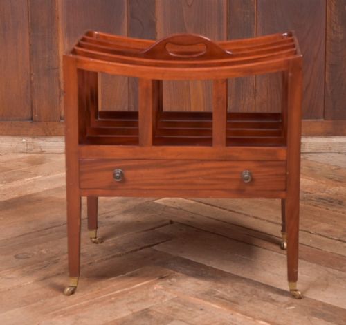 EDWARDIAN MAHOGANY CANTERBURY - ADDITIONAL PHOTO 6