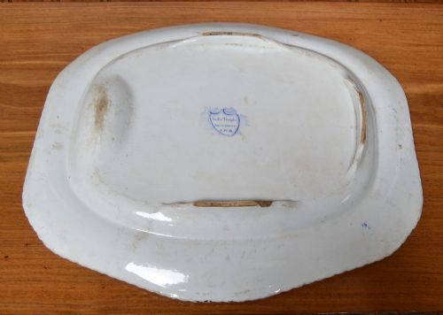 BLUE WHITE TRANSFERWARE CHARGER INDIA TEMPLE JWR - ADDITIONAL PHOTO 7